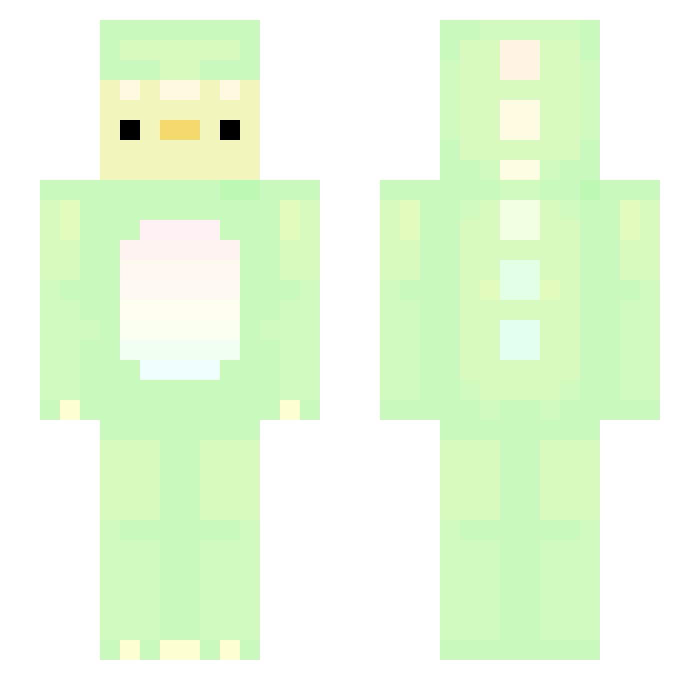 O7_8l4 Minecraft skin, front and back view