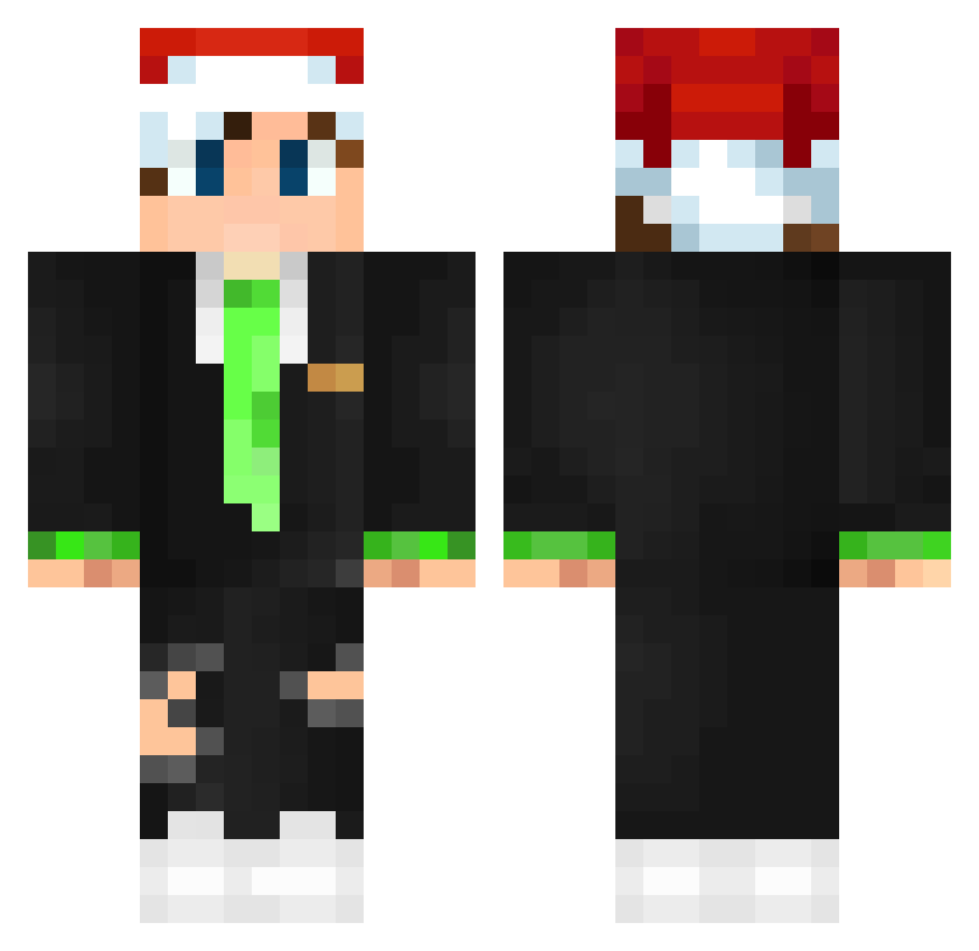 _xiaoni_ Minecraft skin, front and back view