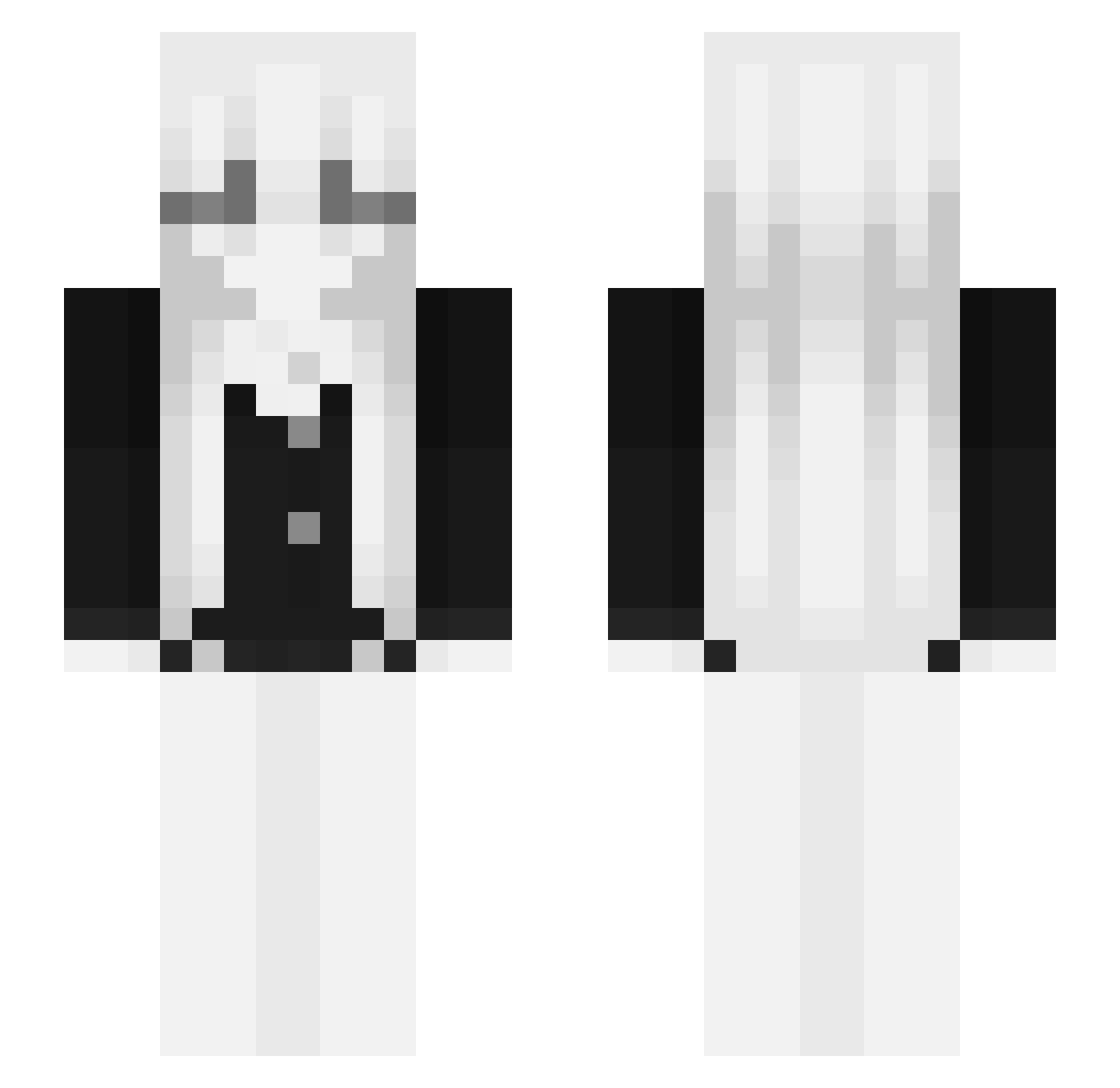 eImeriizz Minecraft skin, front and back view