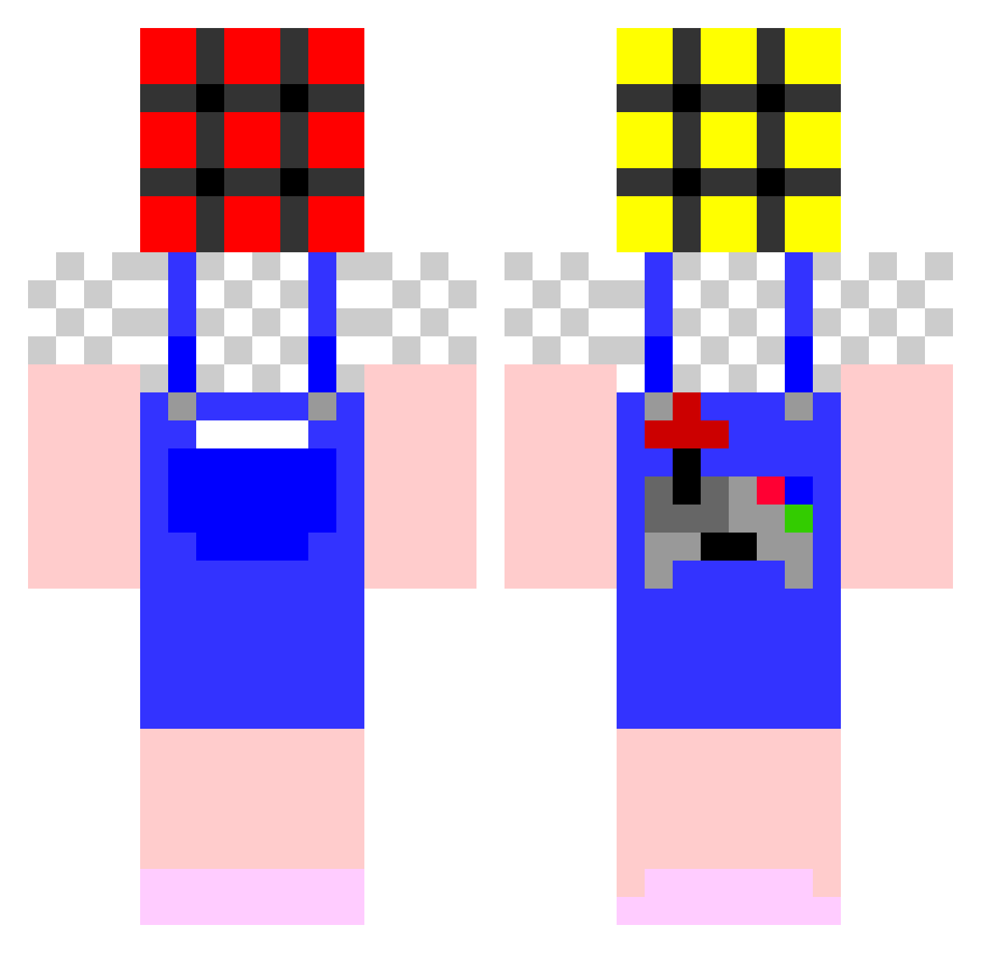 MHPPP - rubiks cube Minecraft skin