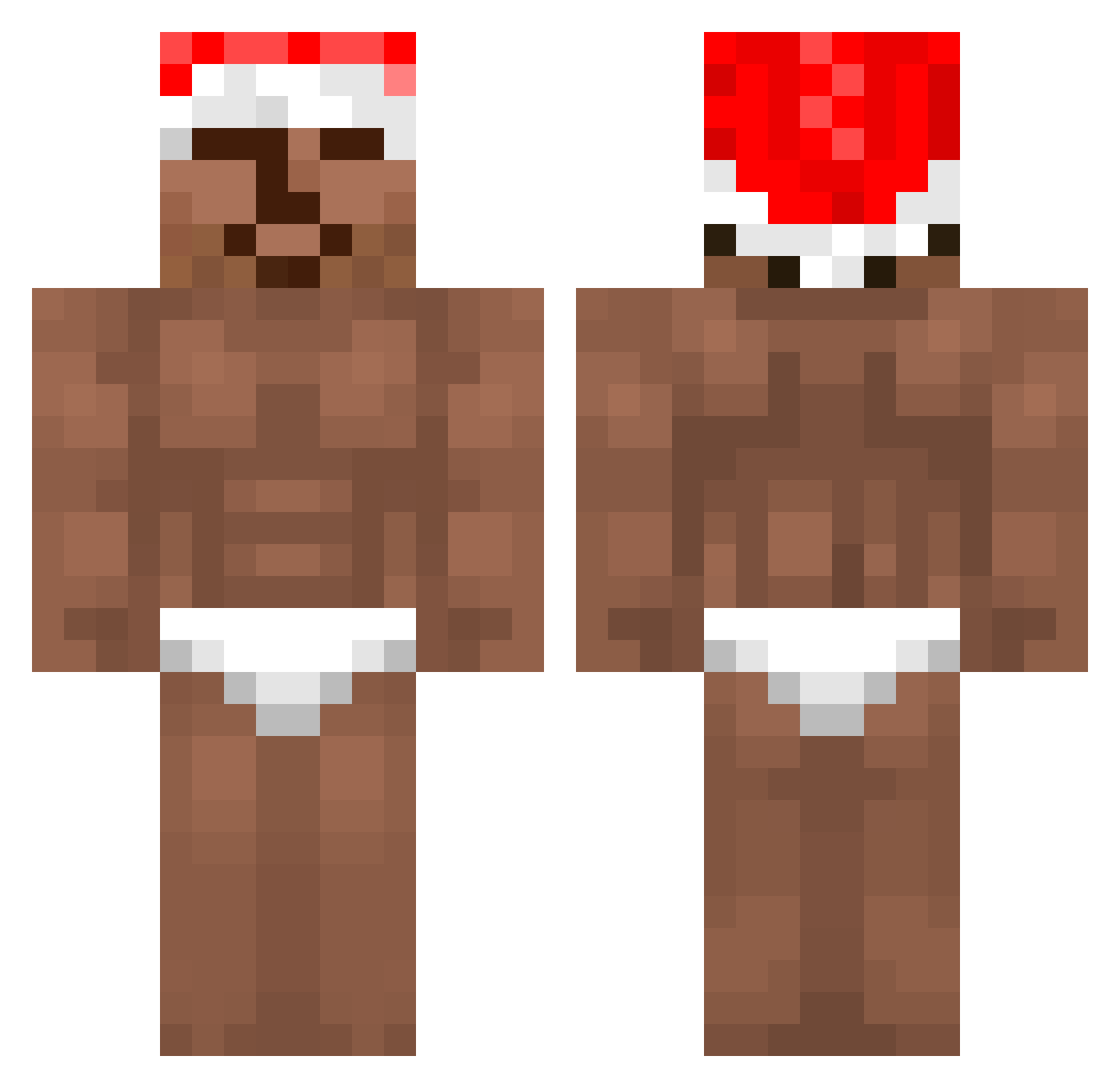 mikh1910 Minecraft skin, front and back view