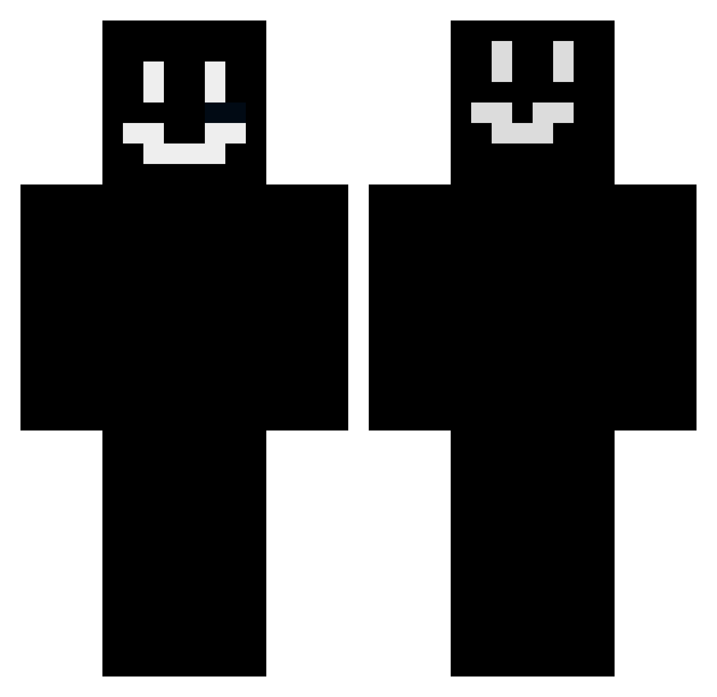 Unsacred12 Minecraft skin, front and back view