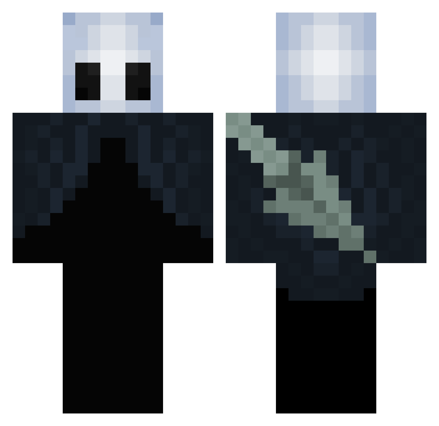 arturs12 Minecraft skin, front and back view