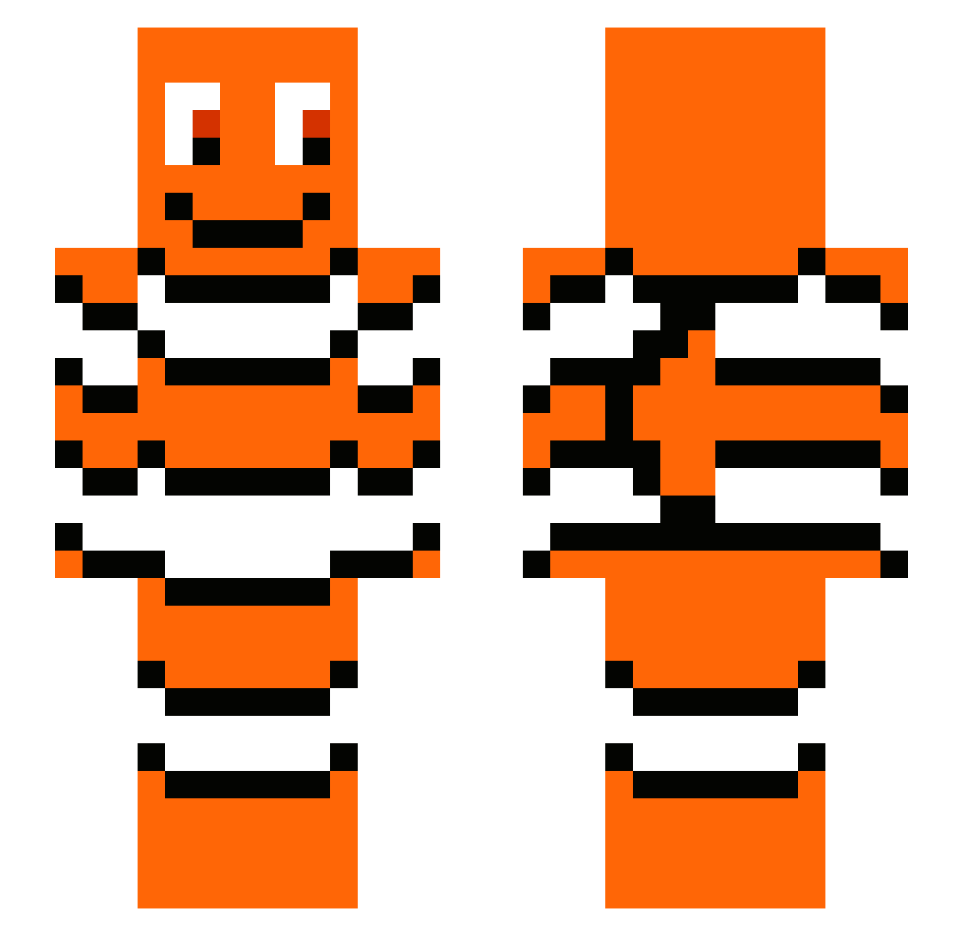 Su_ima_ Minecraft skin, front and back view