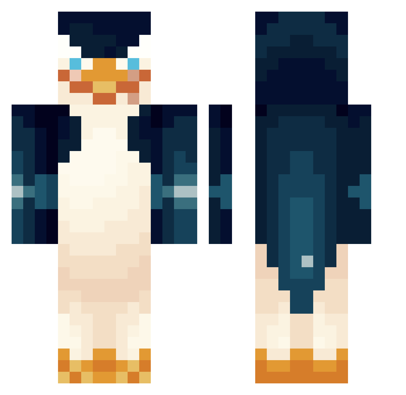 JakuszProsiak213 Minecraft skin, front and back view