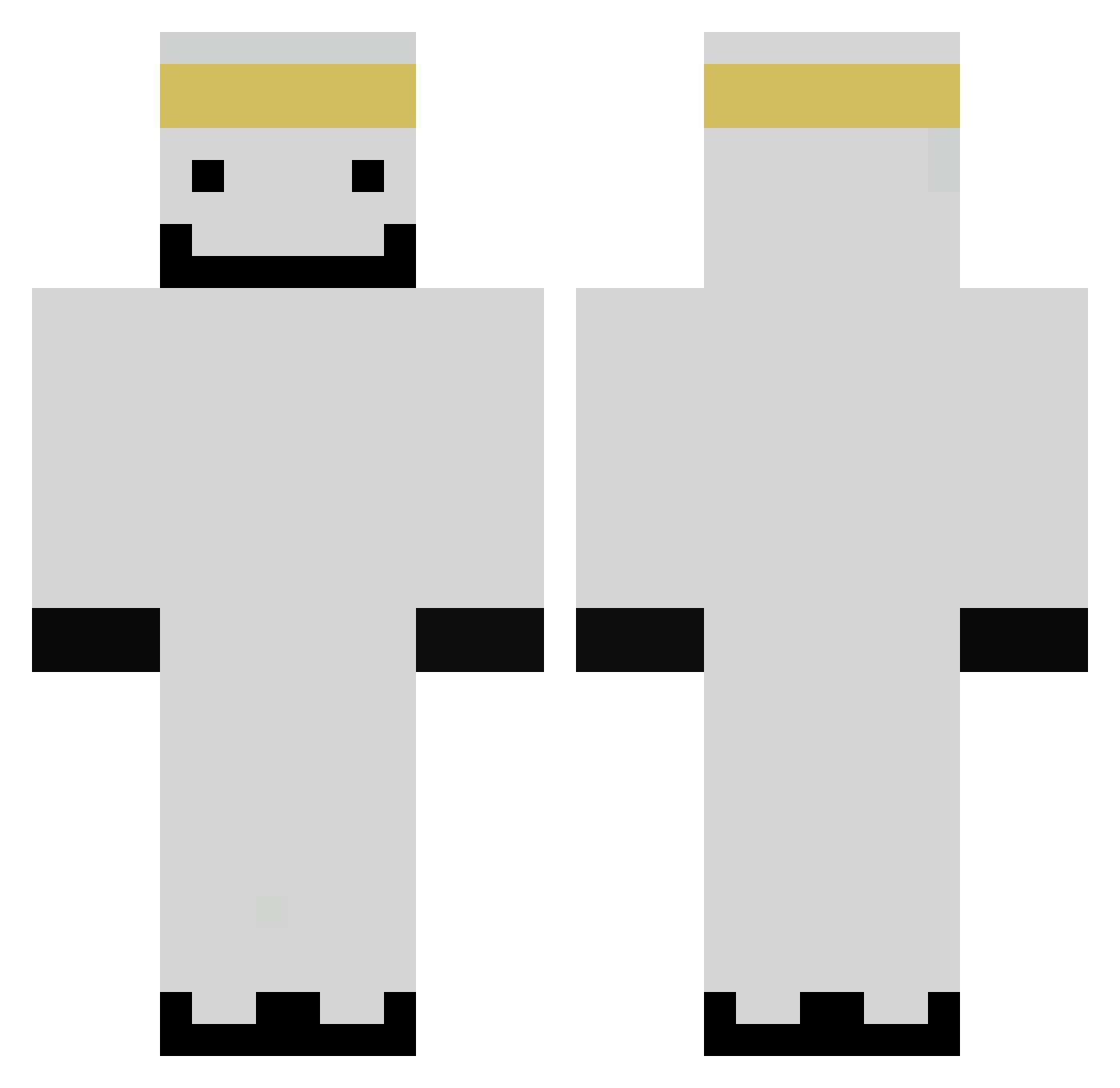 qwexxesz Minecraft skin, front and back view