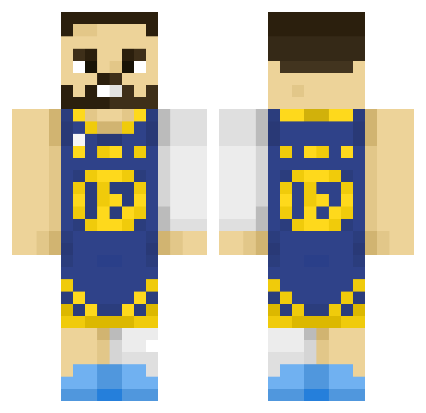 Max_Dv Minecraft skin, front and back view