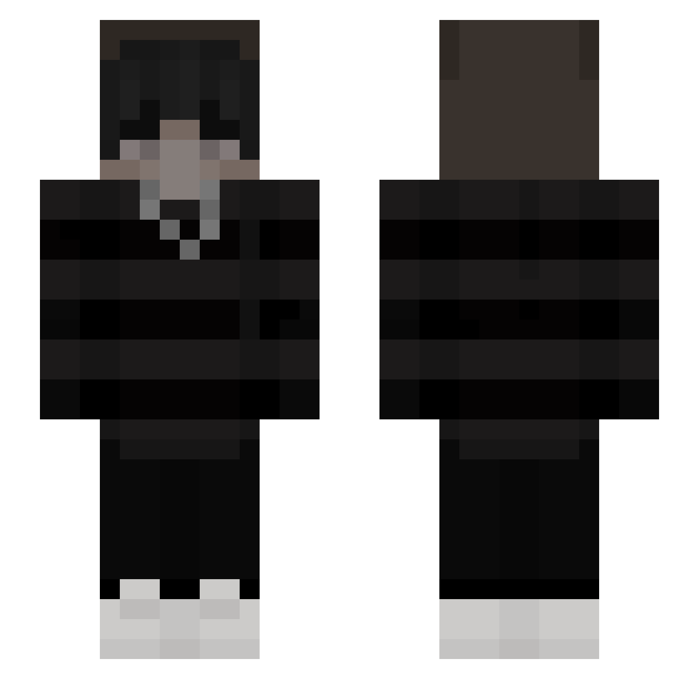 stt0nk Minecraft skin, front and back view