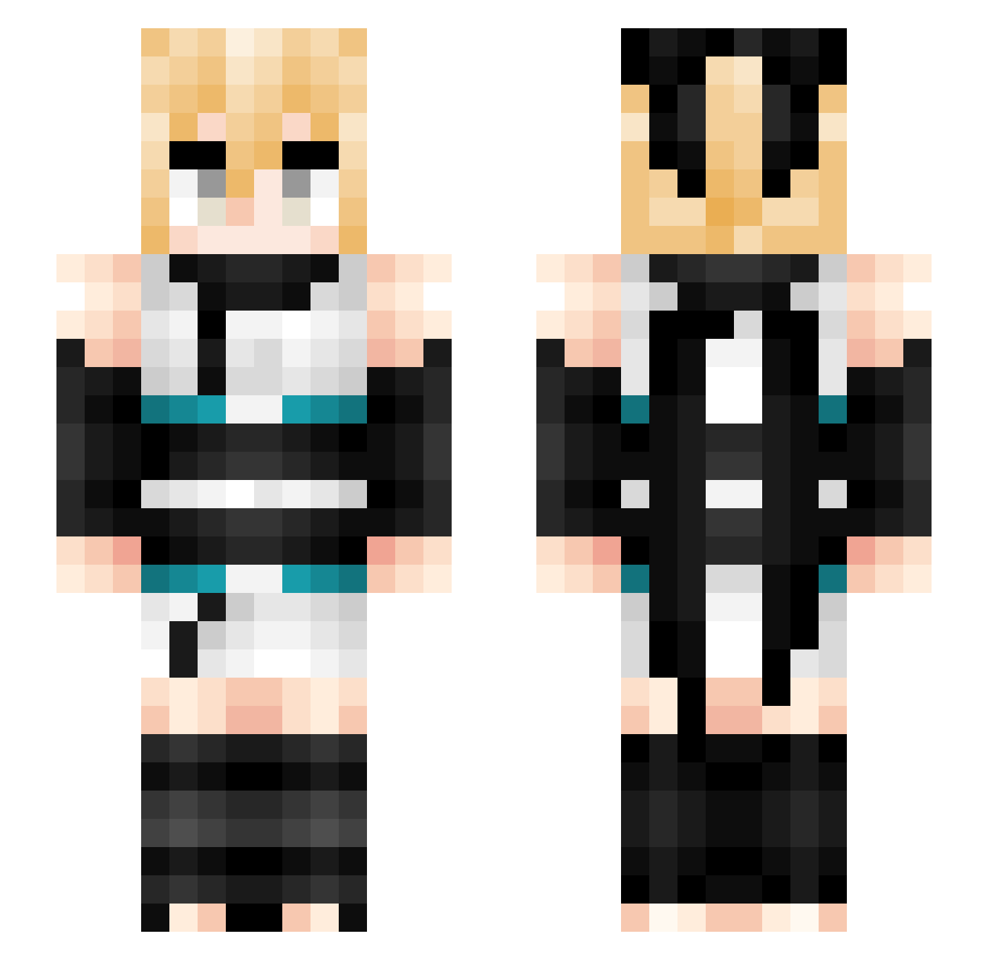 KonaKonaIzumi Minecraft skin, front and back view