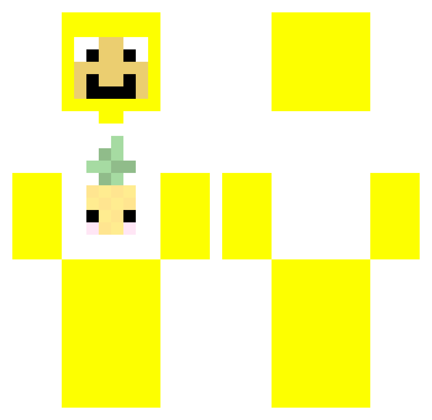 Pineappz - pineapple Minecraft skin