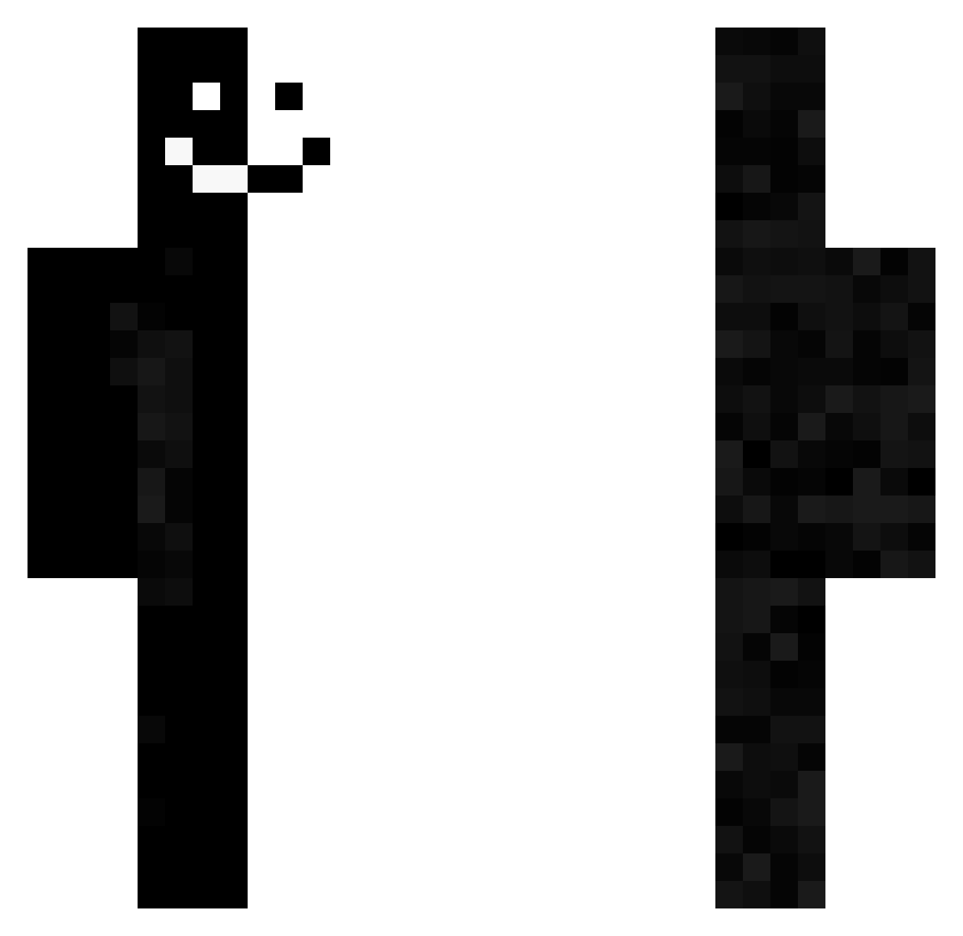 GolaSeusz Minecraft skin, front and back view