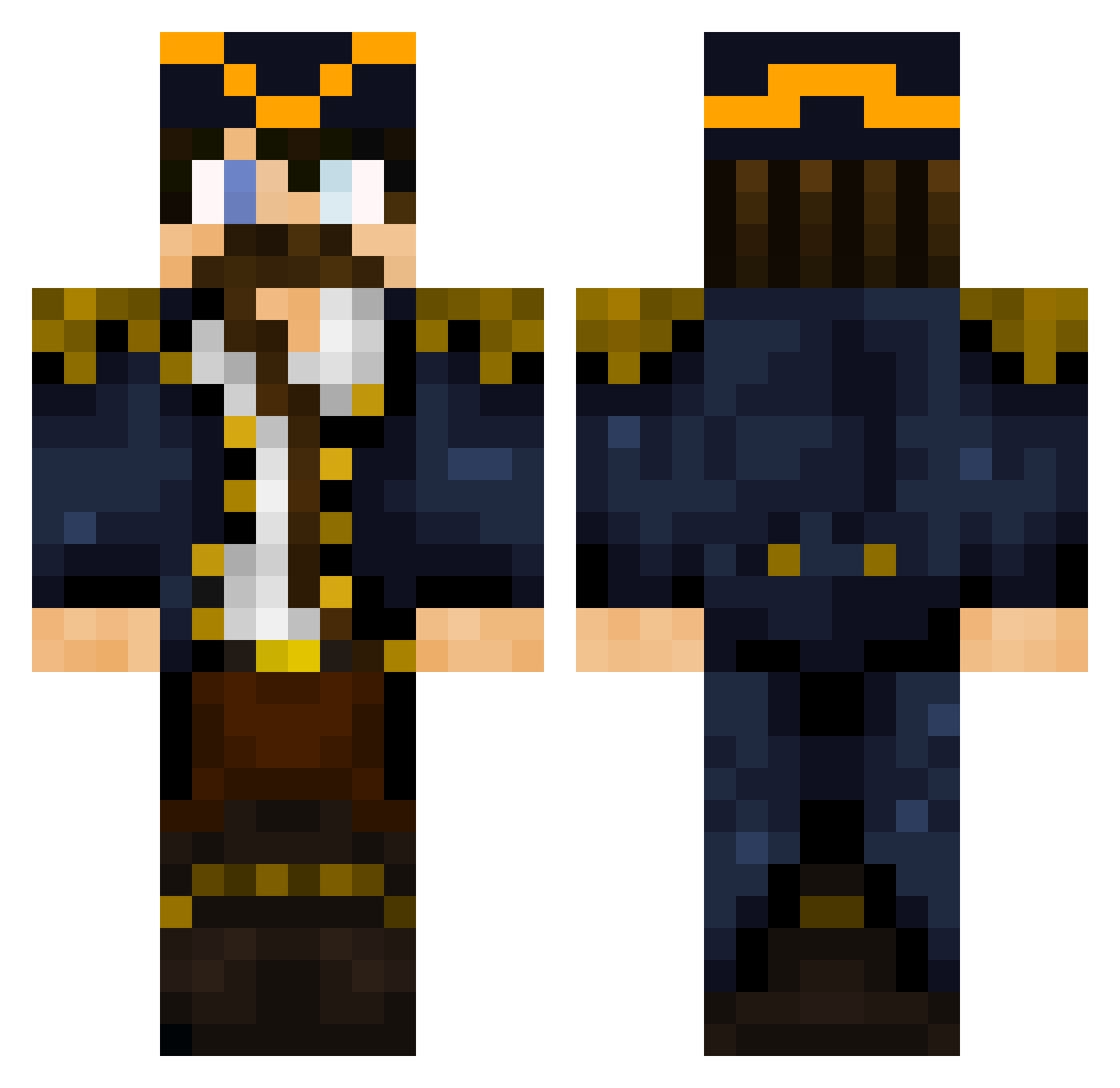 WheyNGreekYoghur Minecraft skin, front and back view