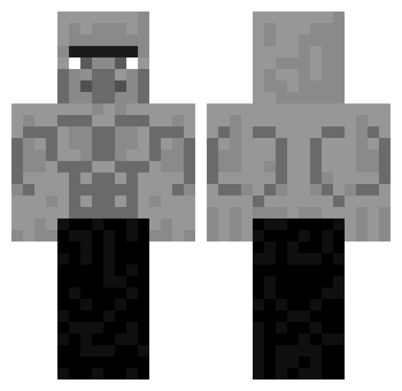MarioTren3r_ Minecraft skin, front and back view