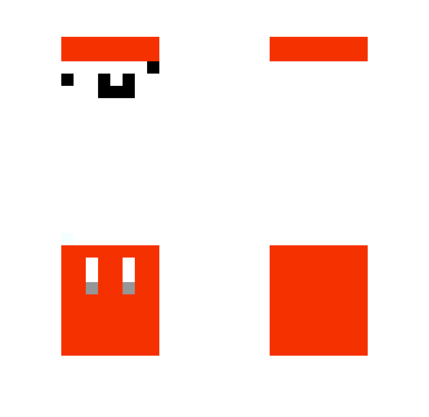 lxr77_ Minecraft skin, front and back view
