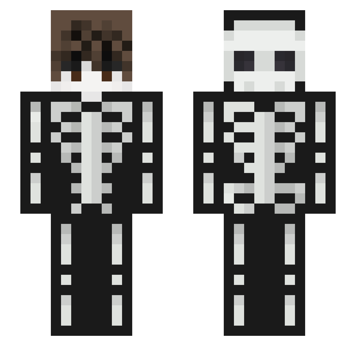 fendtleon Minecraft skin, front and back view