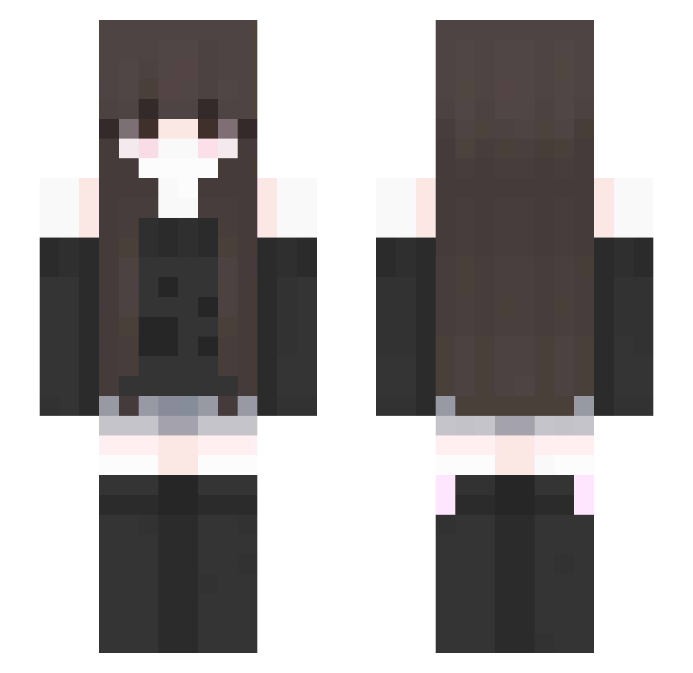 serein_1021 Minecraft skin, front and back view