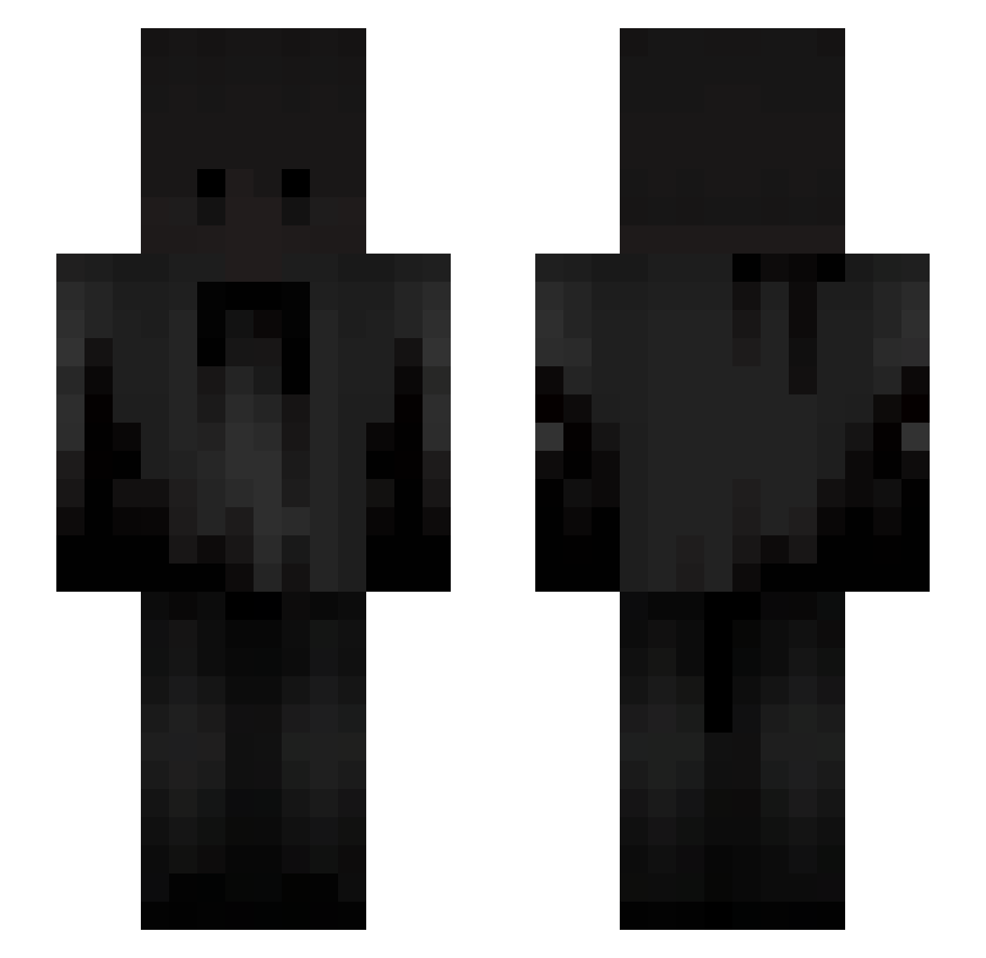 BKrebs_007846 Minecraft skin, front and back view