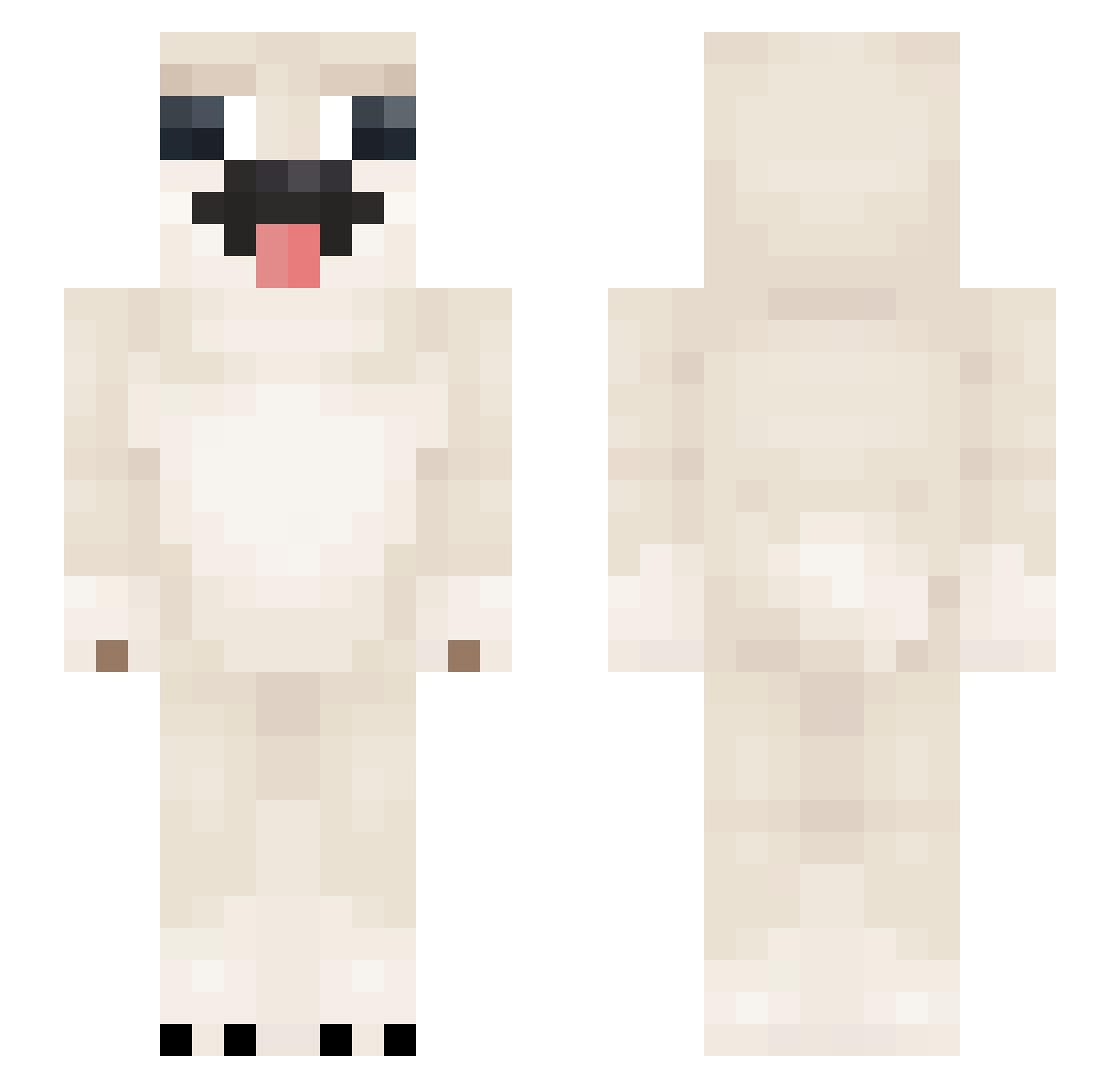 daengguu_ Minecraft skin, front and back view