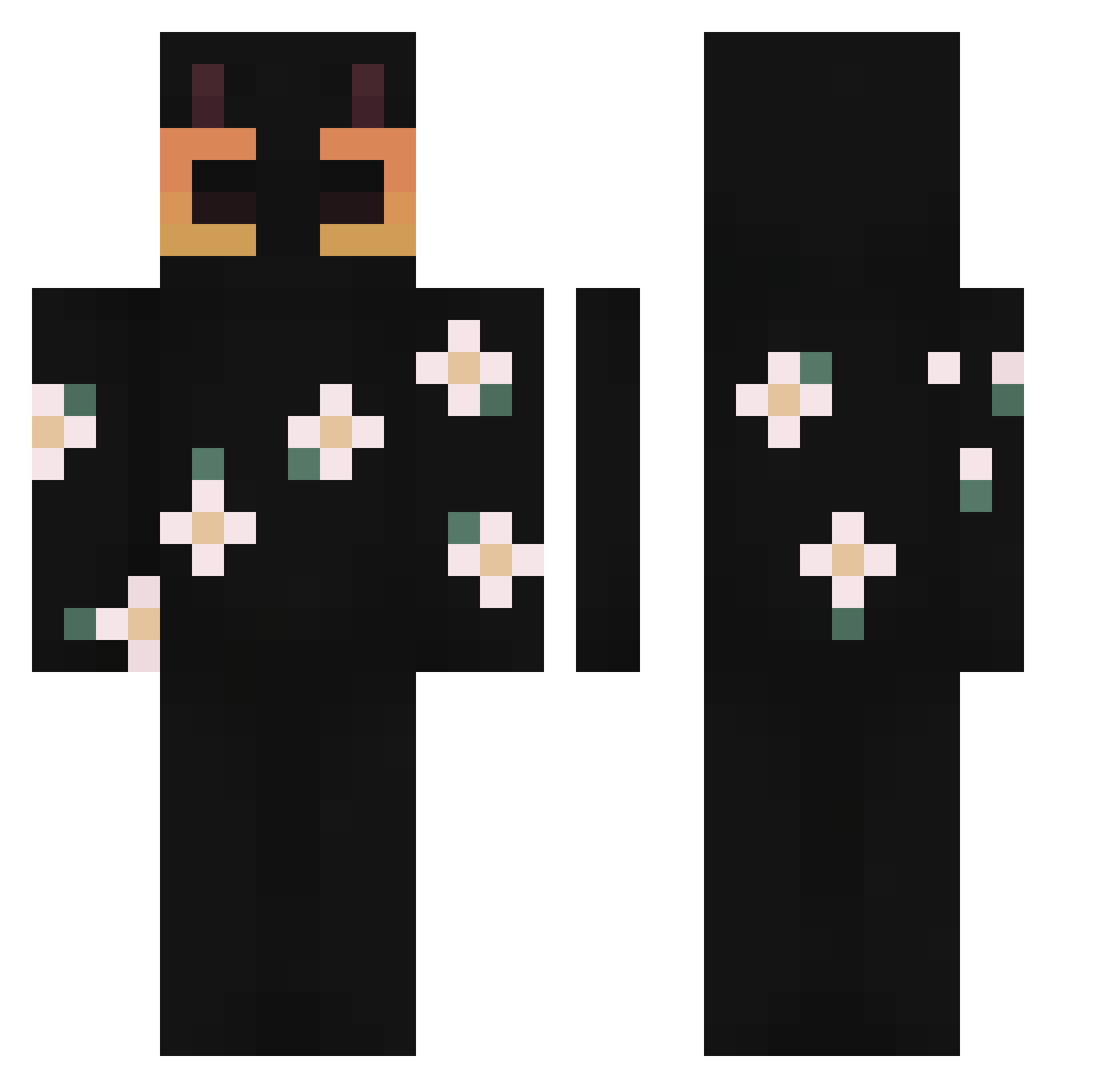 Chizuu__ Minecraft skin, front and back view