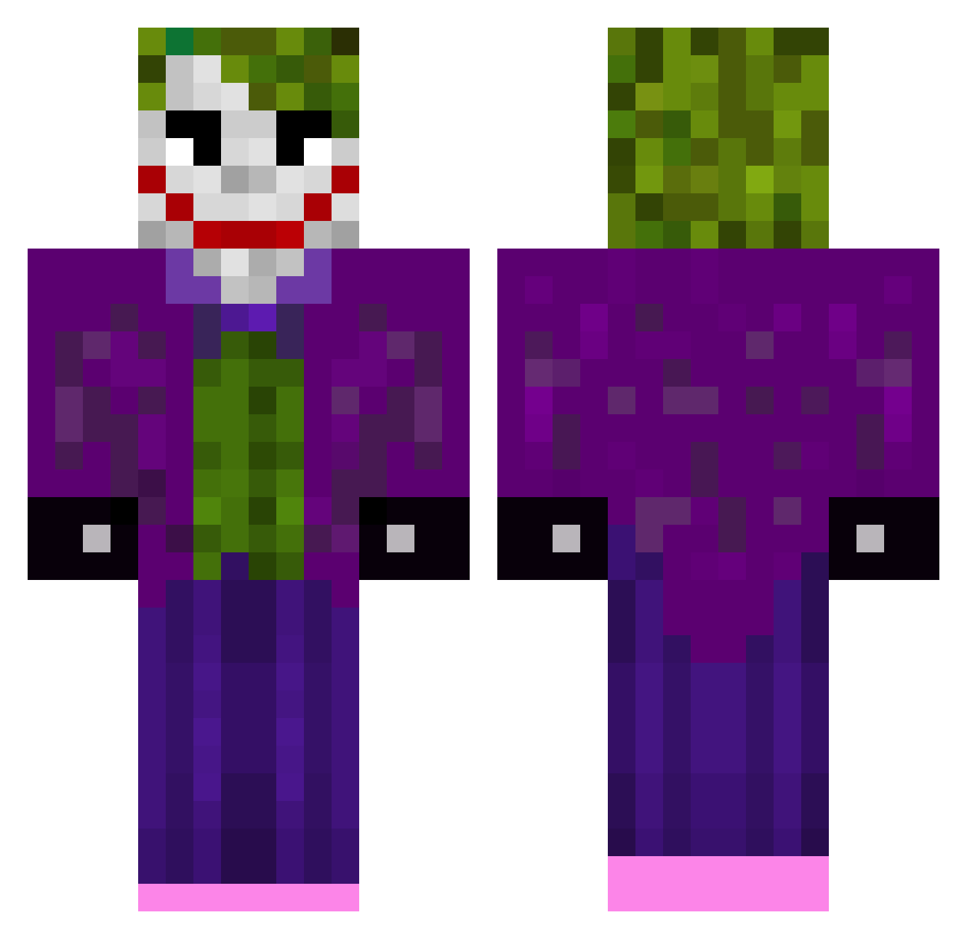 mrstickyt1p Minecraft skin, front and back view