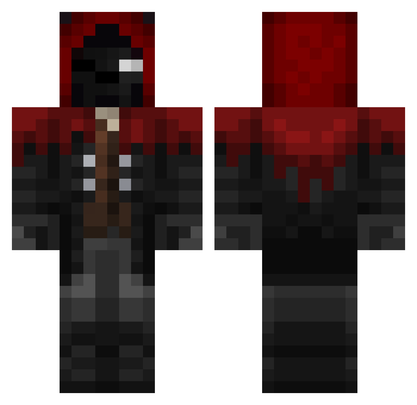 senatic04 Minecraft skin, front and back view