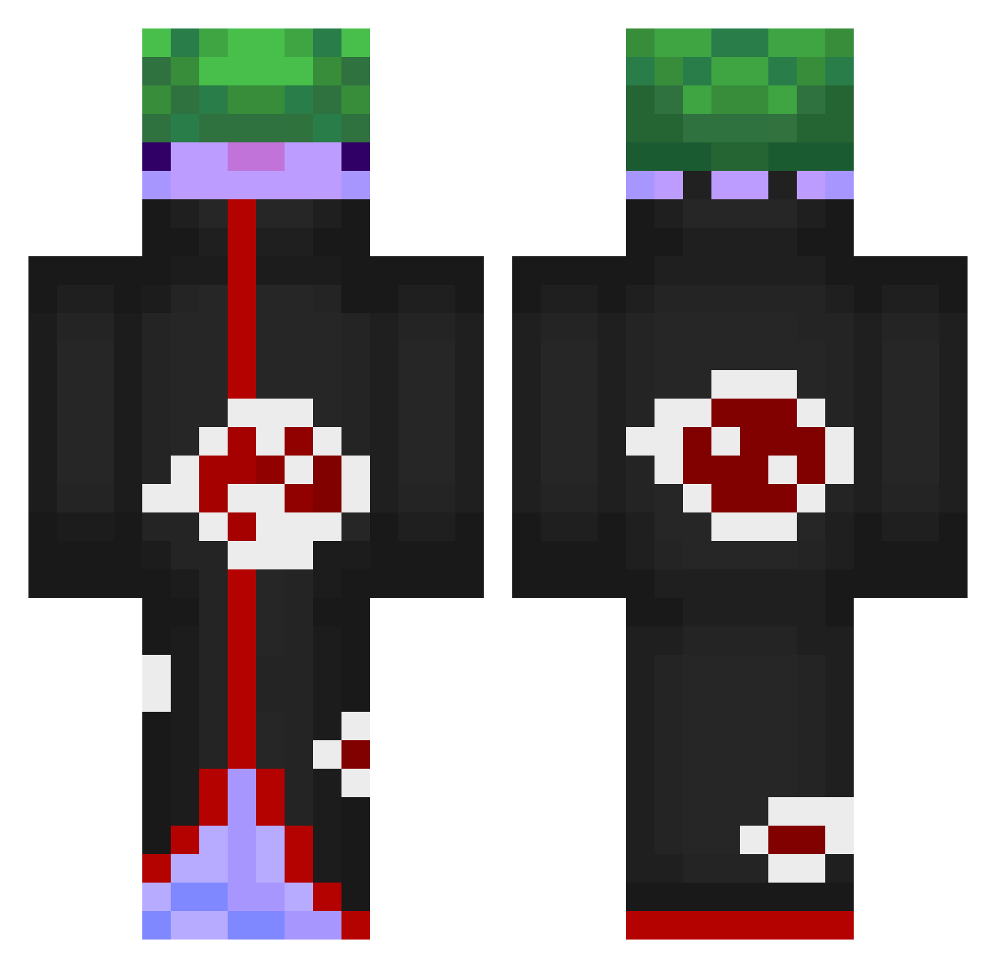 mr_cutt Minecraft skin, front and back view