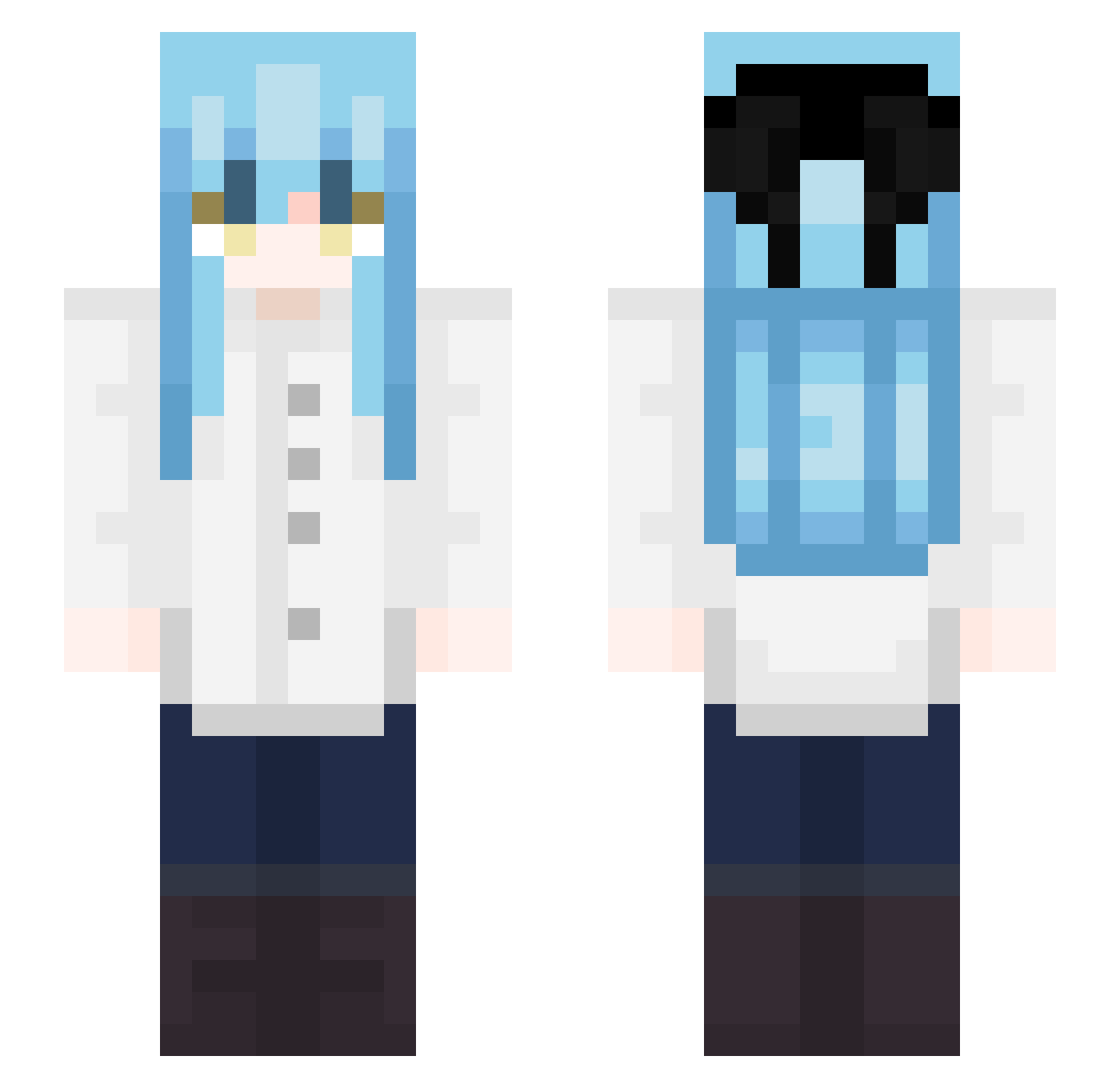 TheLastNotorius Minecraft skin, front and back view