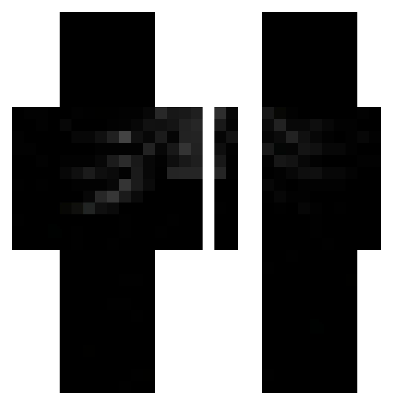 Tymciaczu77 Minecraft skin, front and back view