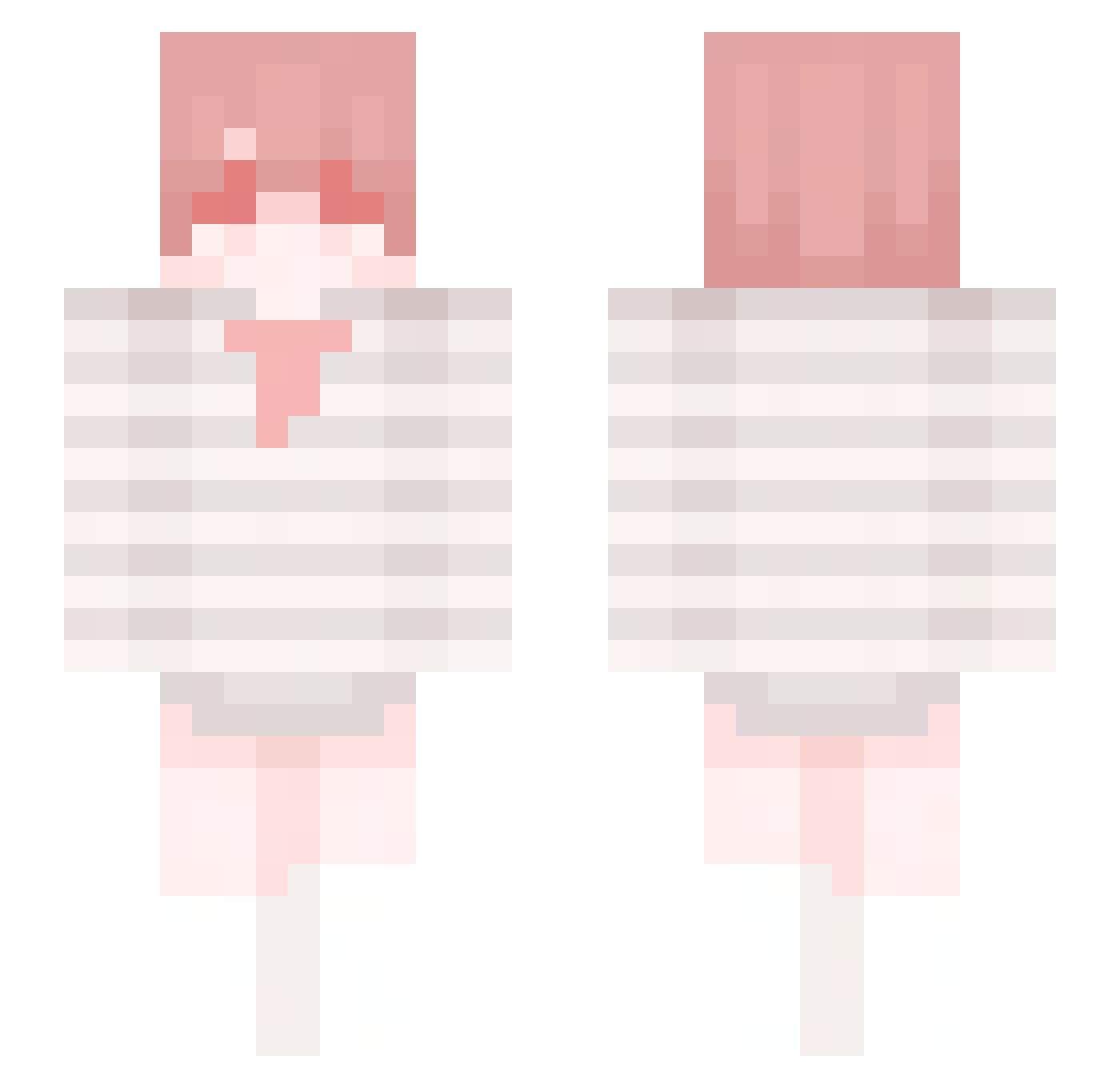 wrin3 Minecraft skin, front and back view