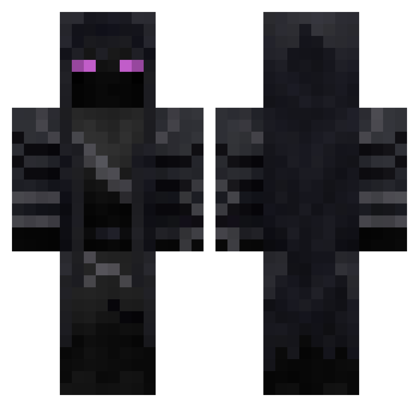 xx420 Minecraft skin, front and back view