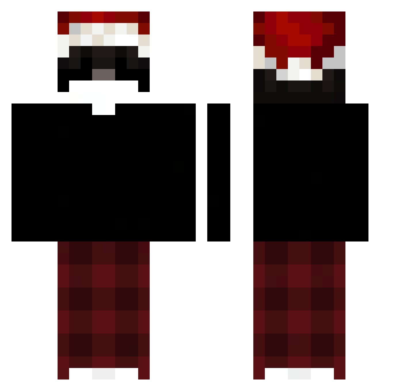 Ziwko__ Minecraft skin, front and back view