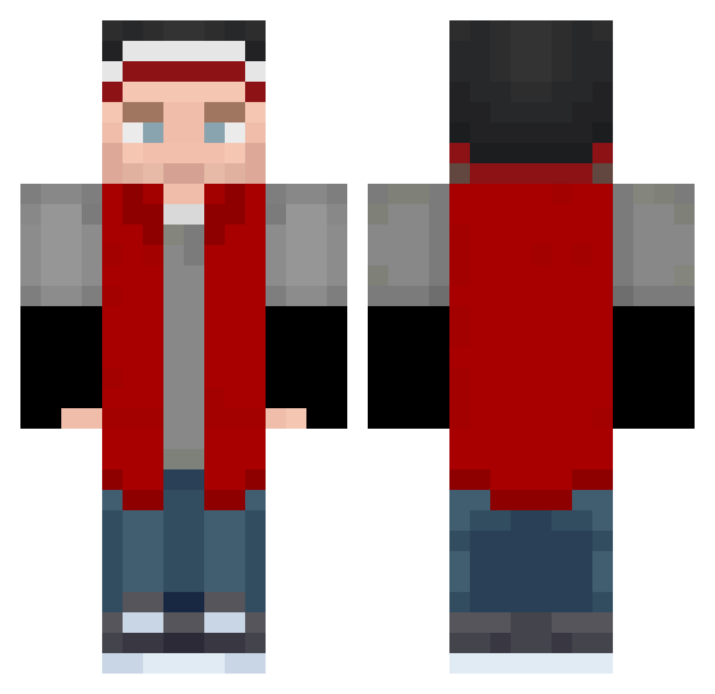 Antonibus11 Minecraft skin, front and back view