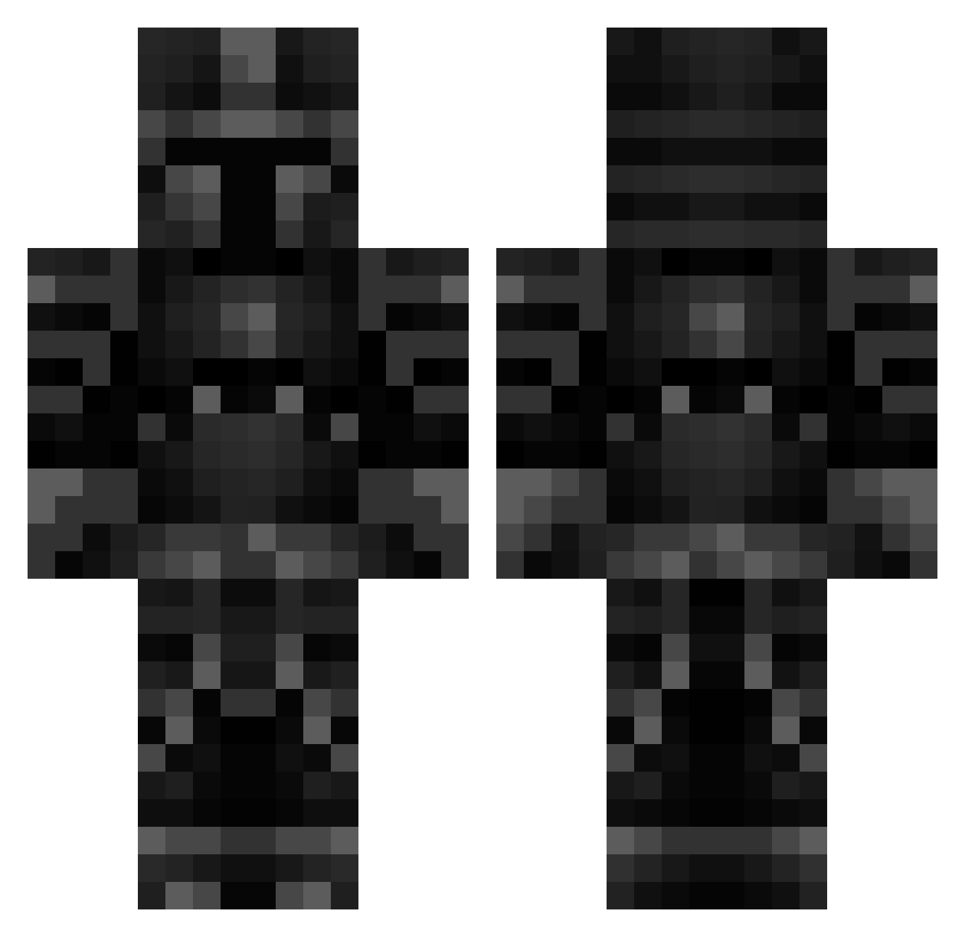 David_bld Minecraft skin, front and back view