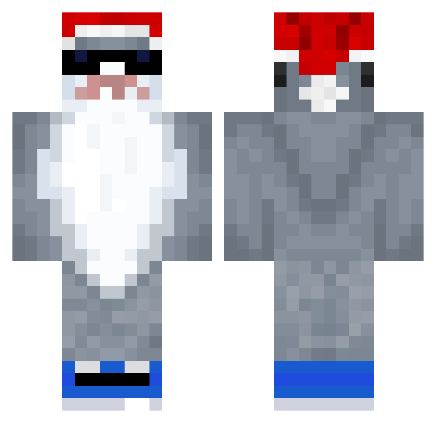 EatsukiOnDrugs Minecraft skin, front and back view