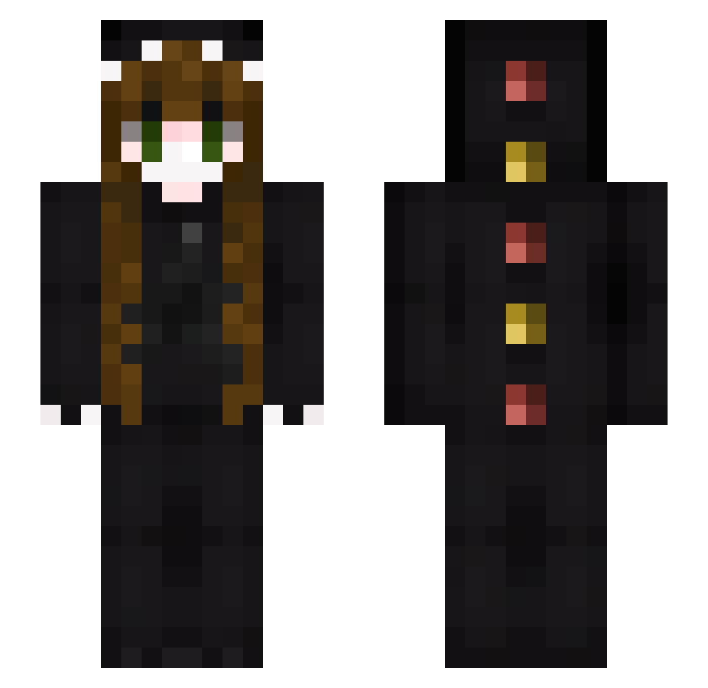 Westly_ Minecraft skin, front and back view