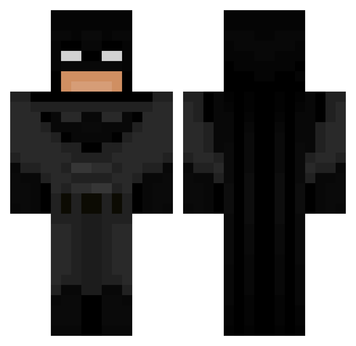 turtlesaces Minecraft skin, front and back view