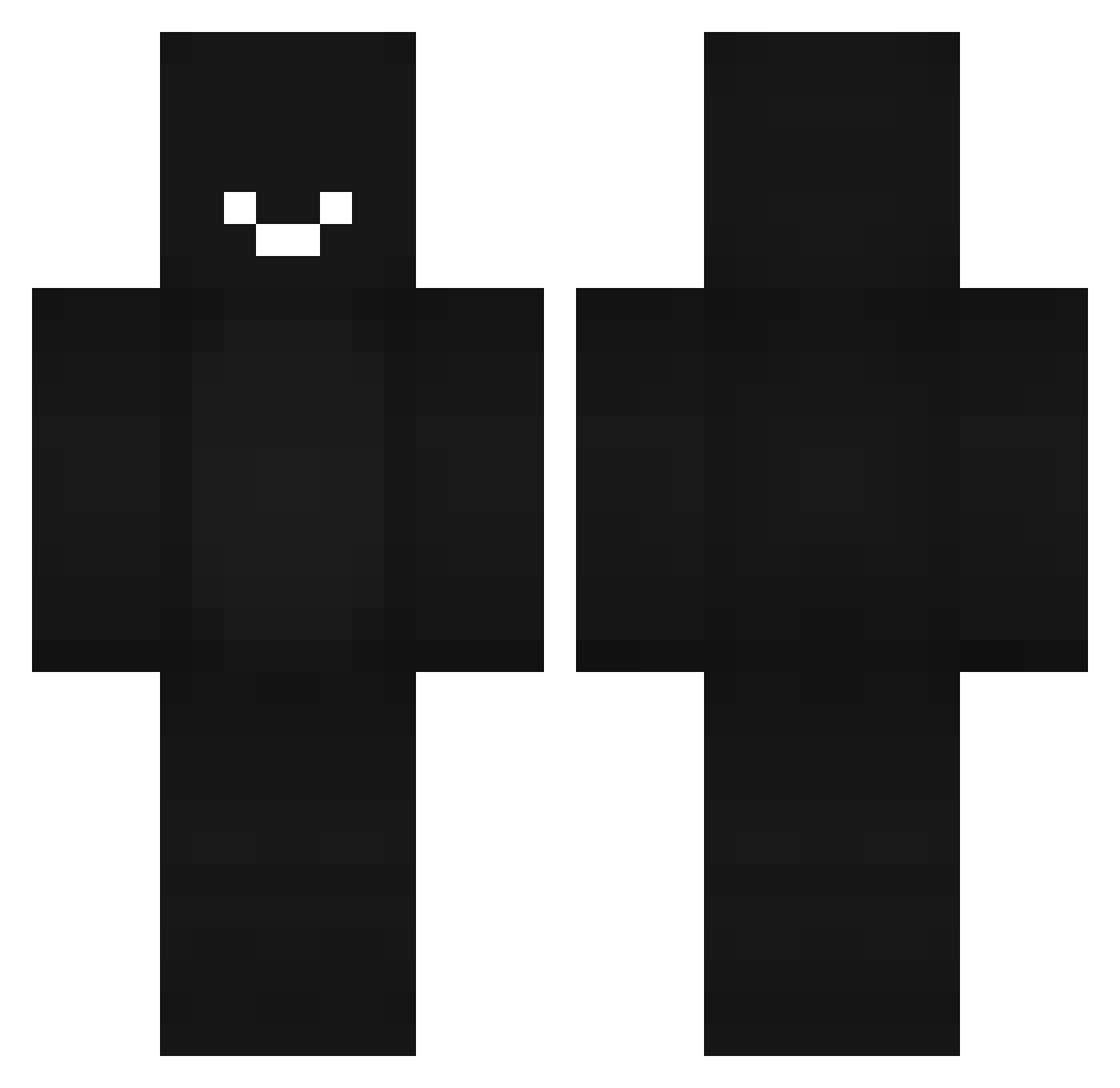 finiasii Minecraft skin, front and back view