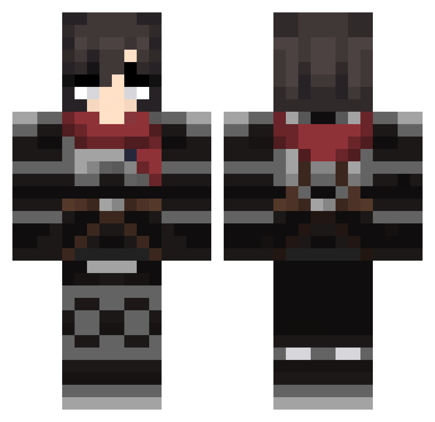 Timmeke_ALT_3 Minecraft skin, front and back view