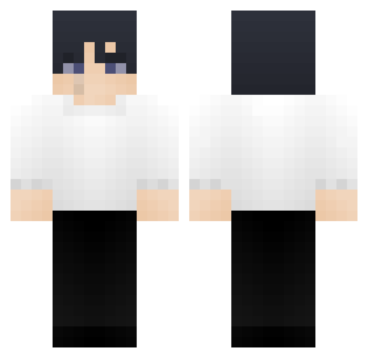 X_GodSpeed_X Minecraft skin, front and back view