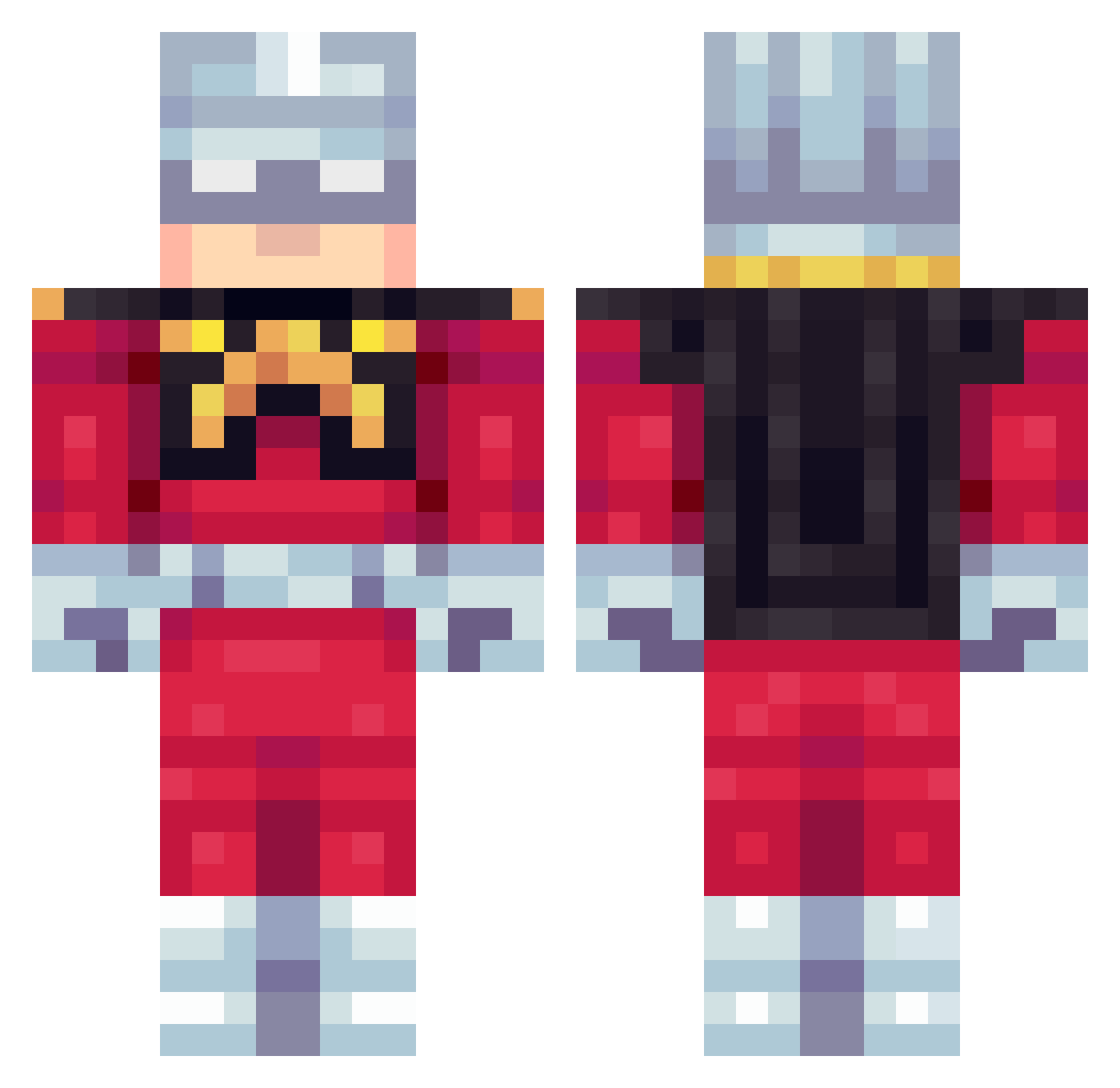 haydeyhohhoh Minecraft skin, front and back view
