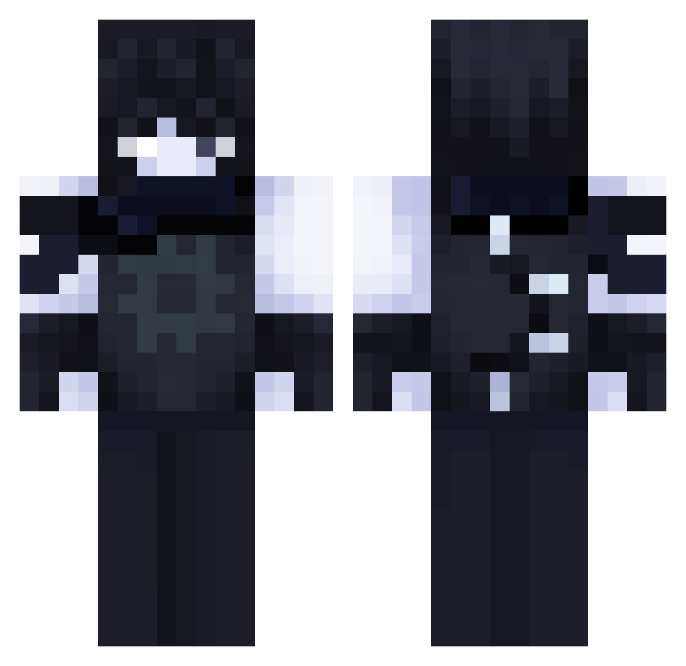 CONEXYION Minecraft skin, front and back view