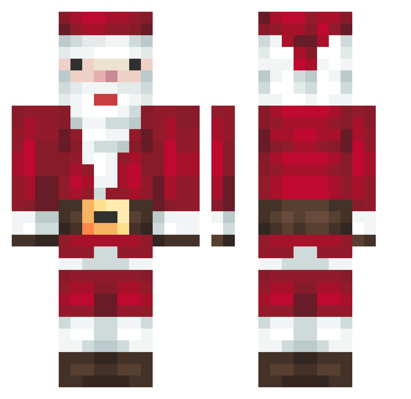 SuspiciousPanda9 Minecraft skin, front and back view