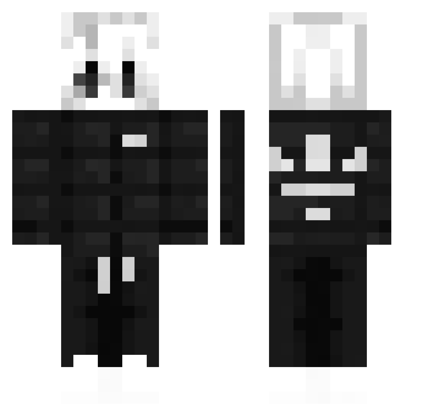 mido_yt2 Minecraft skin, front and back view