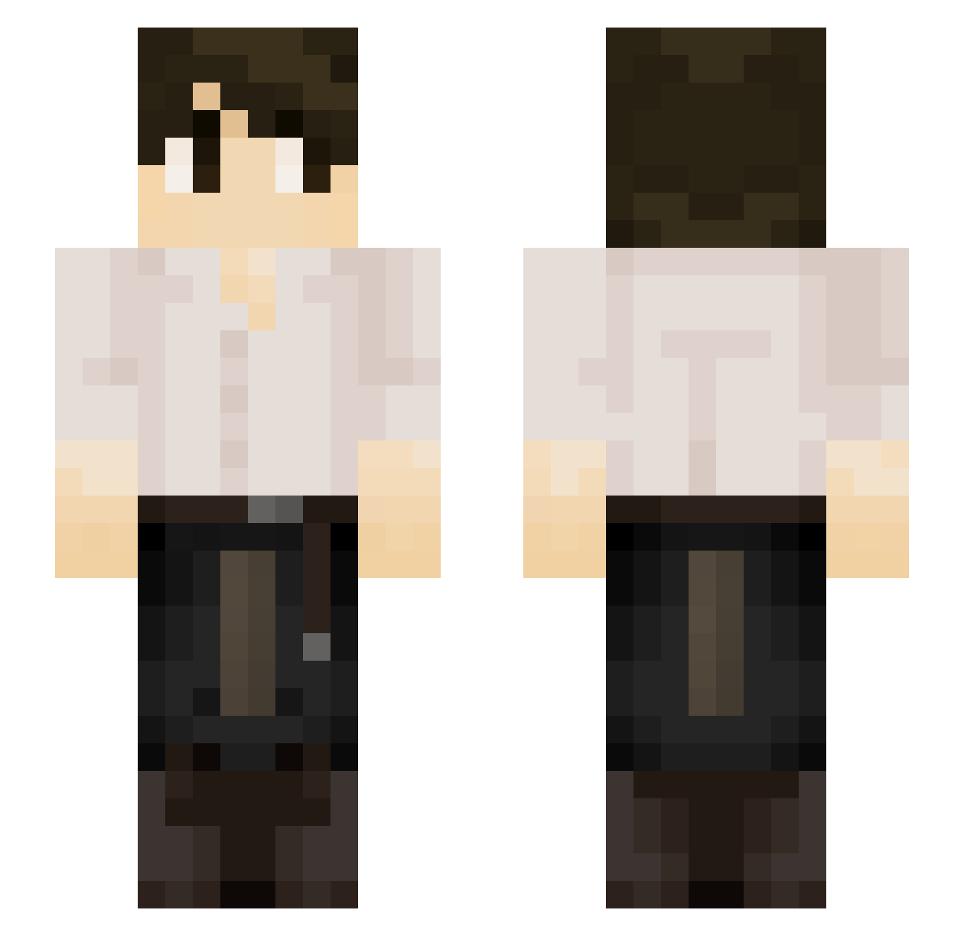 stoopboyo999 Minecraft skin, front and back view
