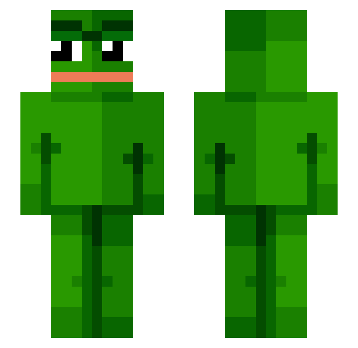 Null_Whale Minecraft skin, front and back view