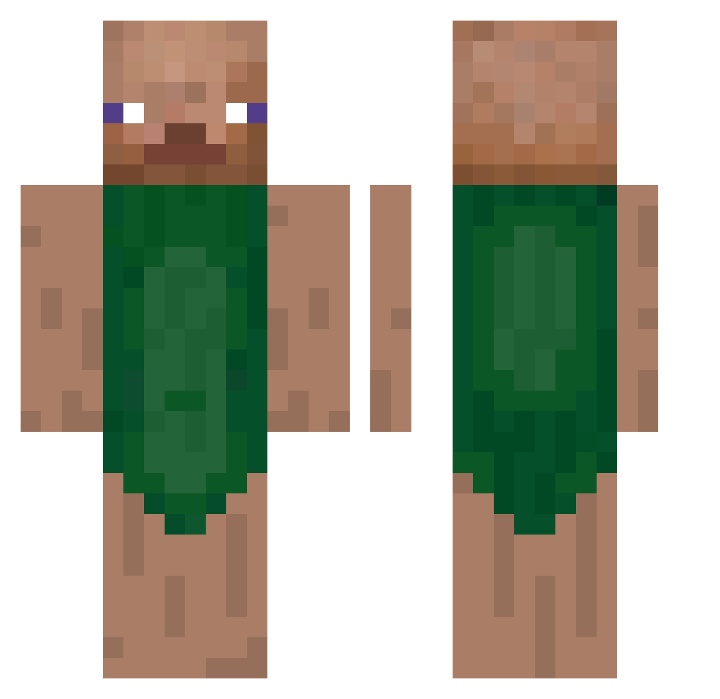Marcel7894 Minecraft skin, front and back view