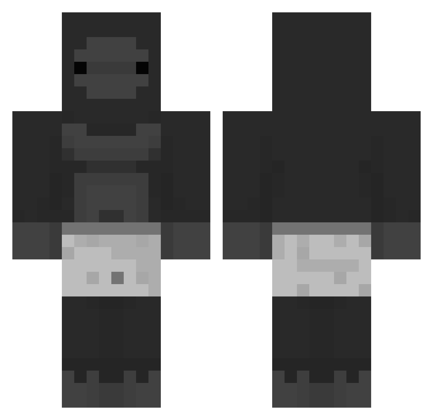 SBG_Leader Minecraft skin, front and back view