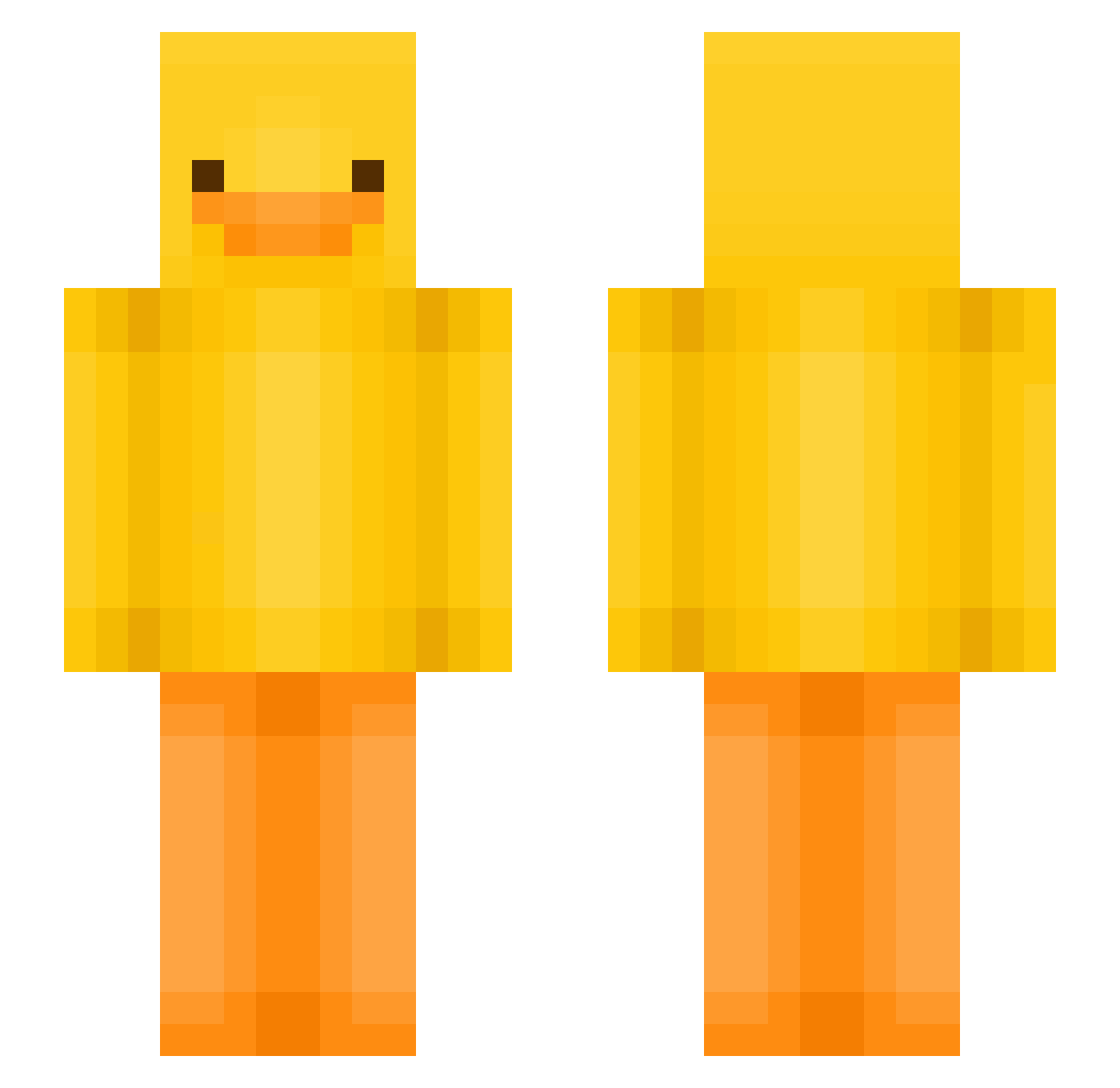 yuuun_22 Minecraft skin, front and back view