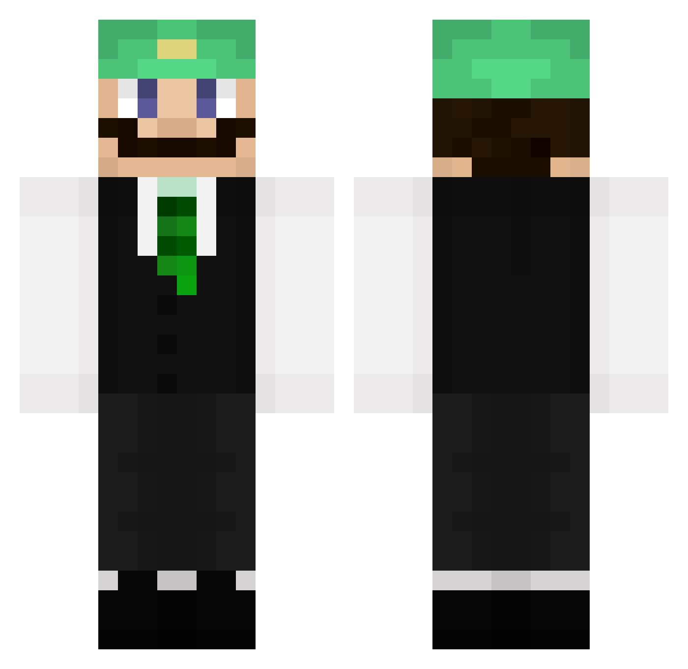 LTerrance Minecraft skin, front and back view