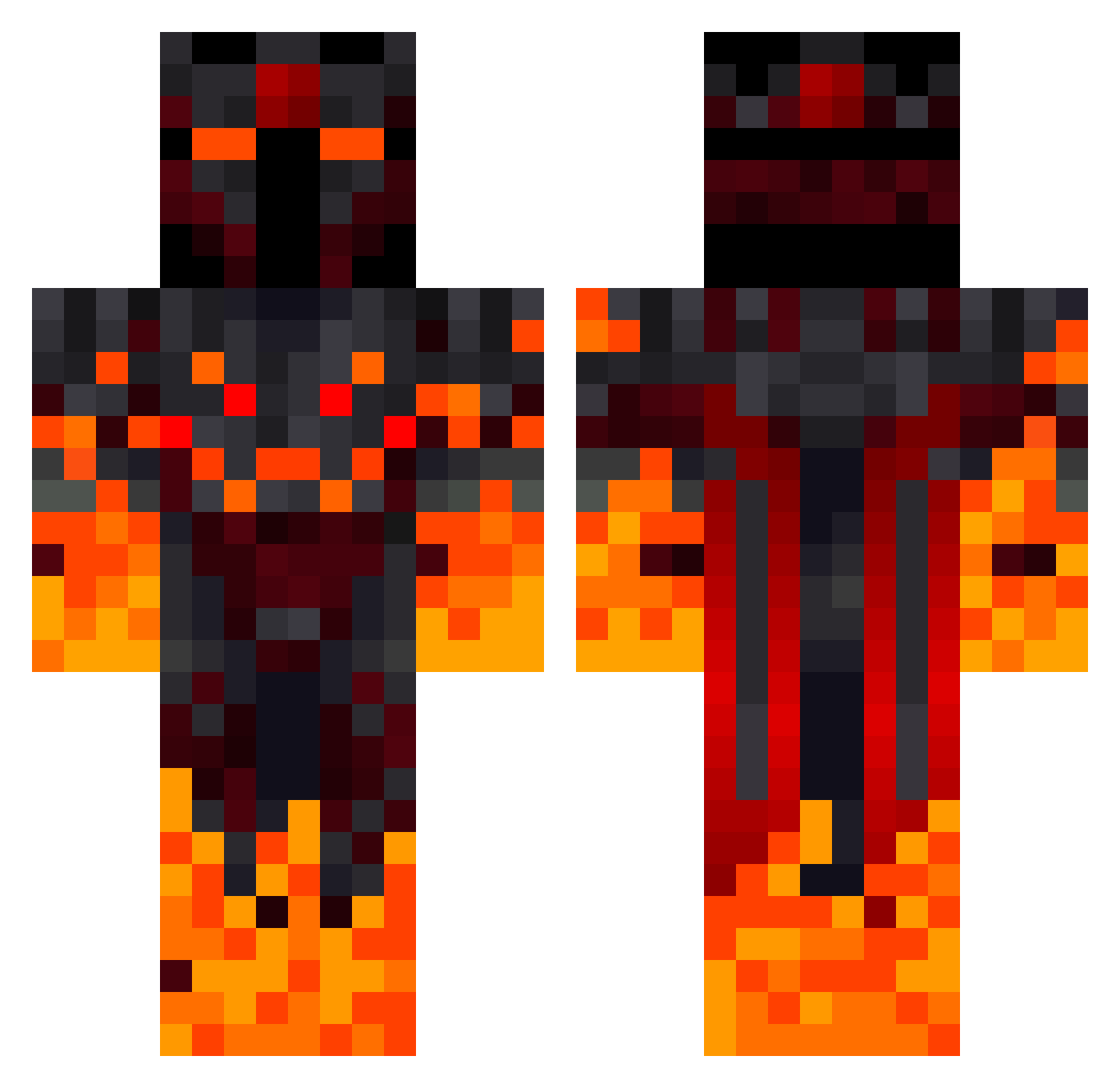 Carter1217 - lava knight Minecraft skin